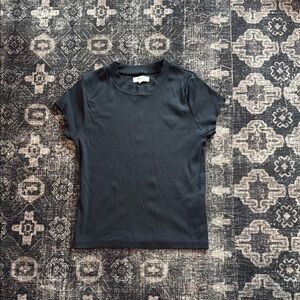 Madewell Black Short Sleeve Top